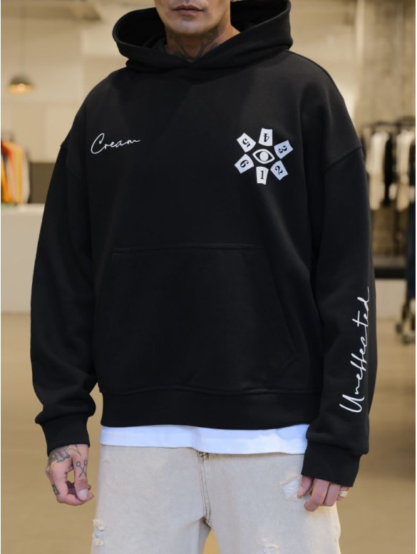 Oversize худі з принтом