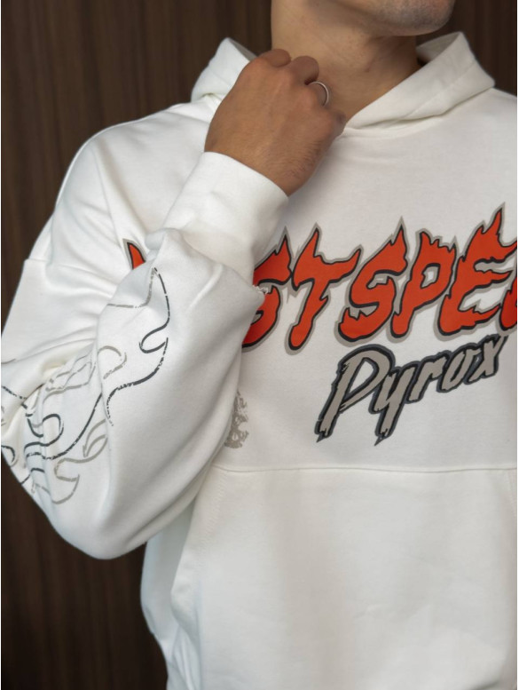 Oversize худі з принтом