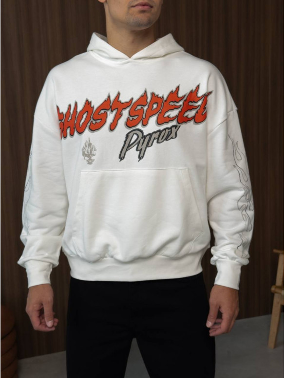 Oversize худі з принтом