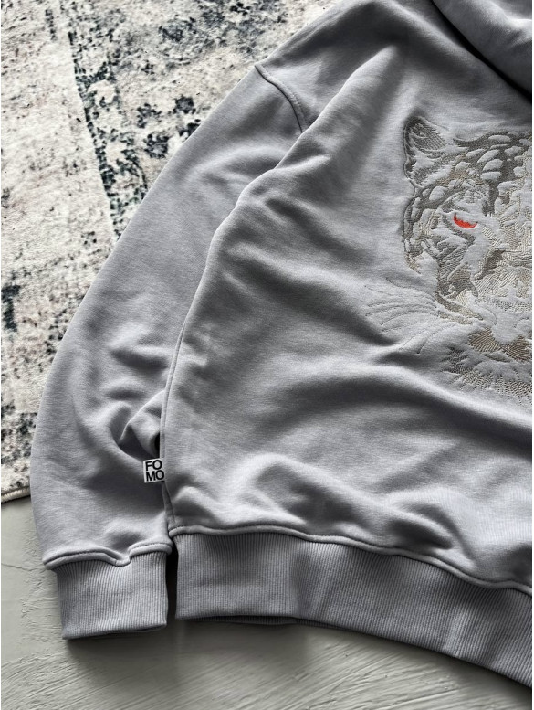 Oversize худі з принтом