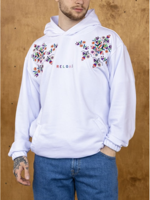 Oversize худі з вишивкою
