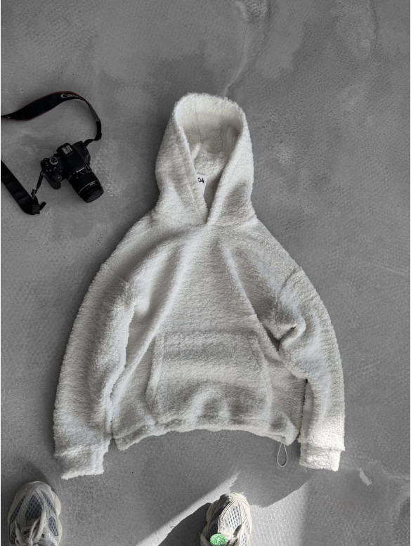 Плюшевий худі oversize