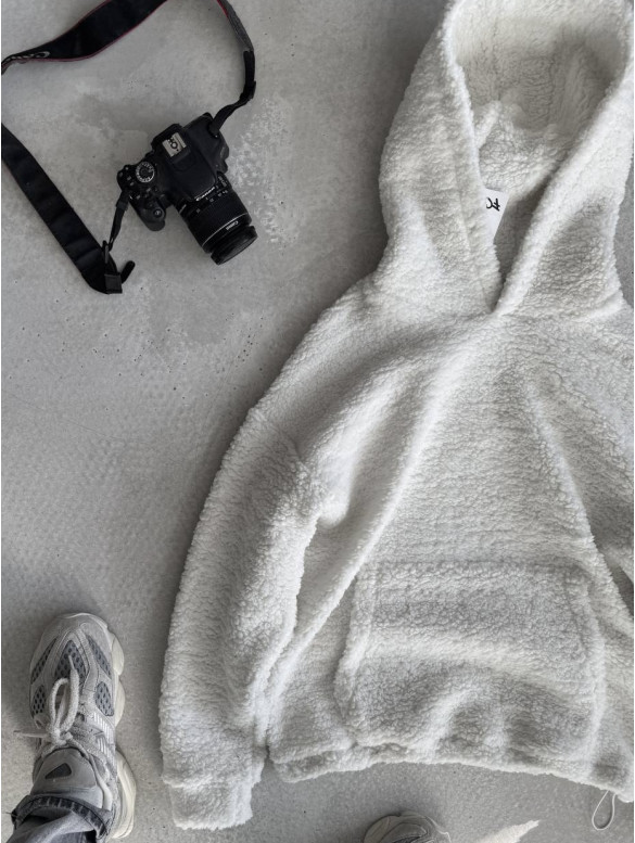 Плюшевий худі oversize