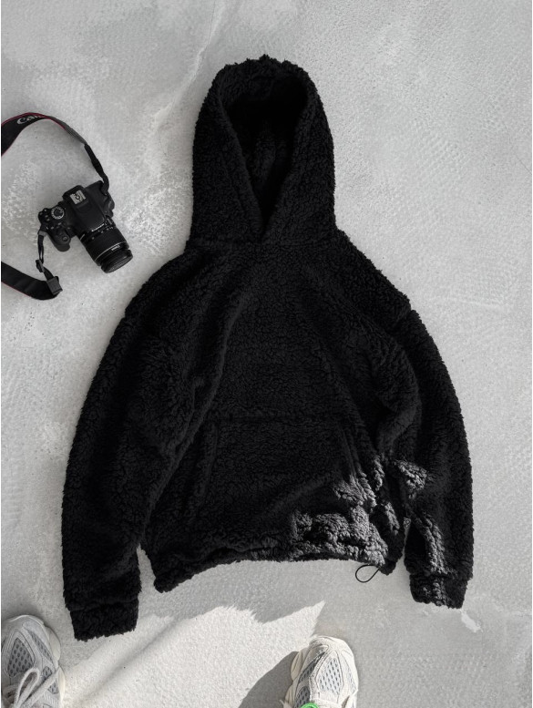 Плюшевий худі oversize