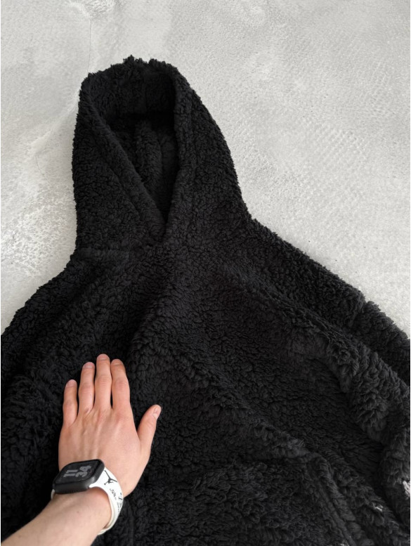 Плюшевий худі oversize