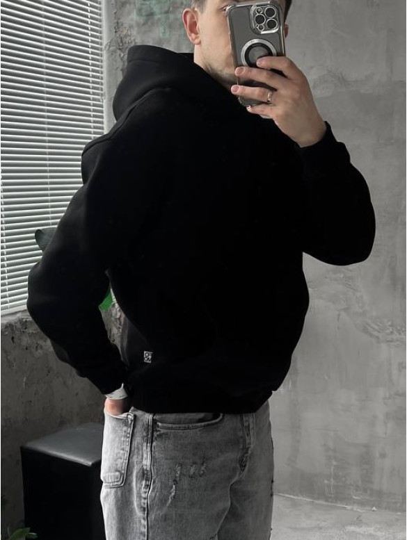 Oversize худі на флісі