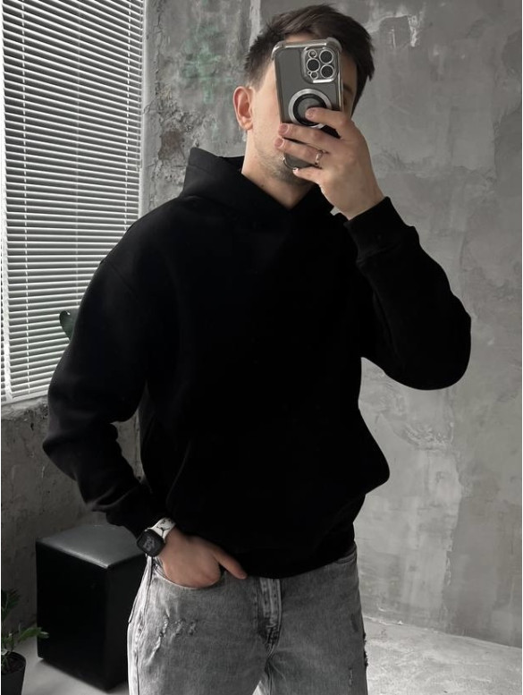 Oversize худі на флісі