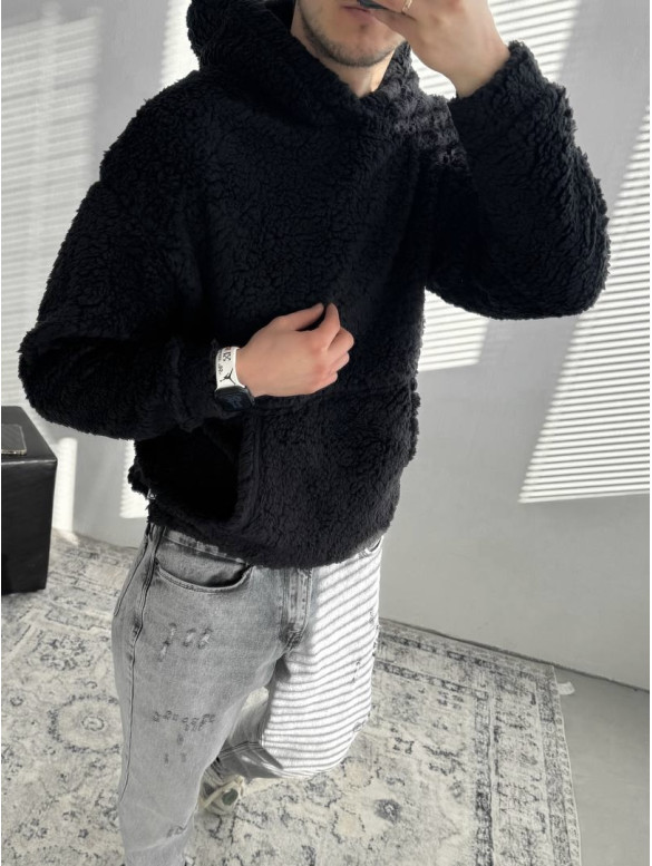 Плюшевий худі oversize