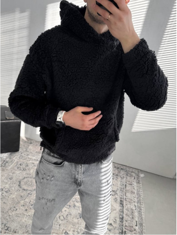 Плюшевий худі oversize