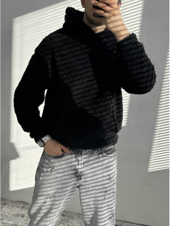 Плюшевий худі oversize