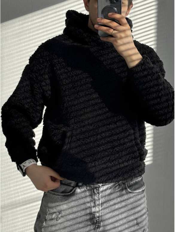 Плюшевий худі oversize