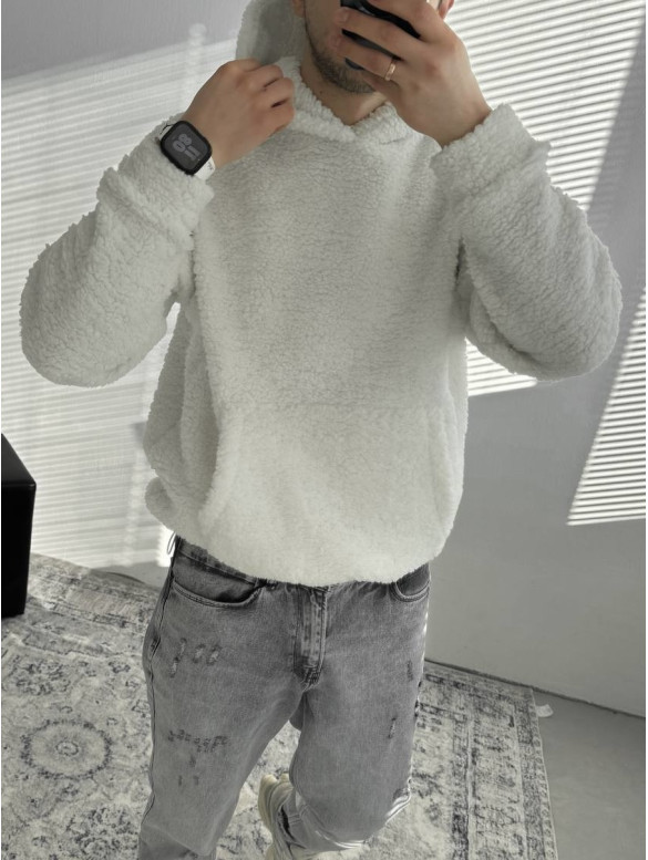 Плюшевий худі oversize