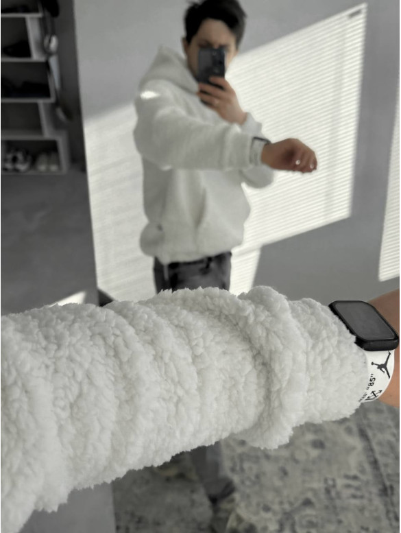 Плюшевий худі oversize