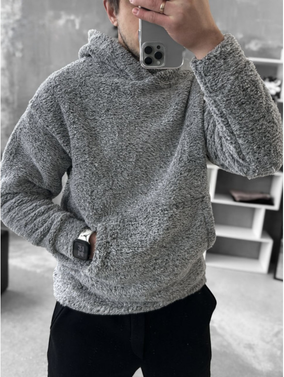 Плюшевий худі oversize