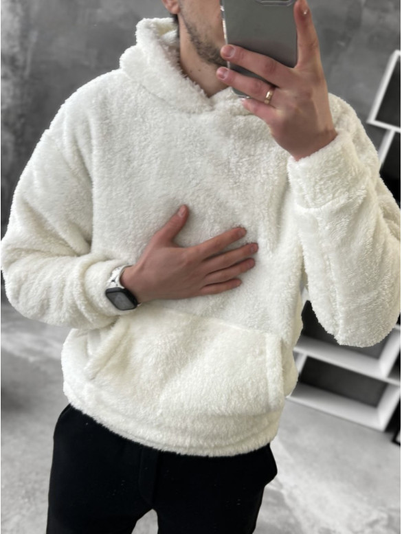 Плюшевий худі oversize