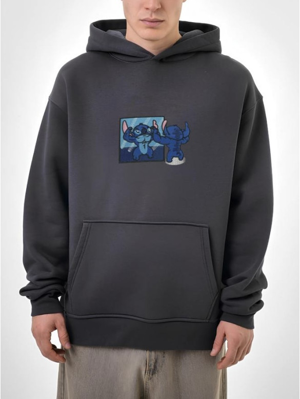 Oversize худі з принтом
