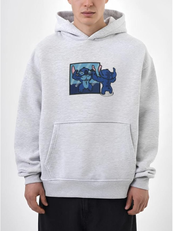 Oversize худі з принтом