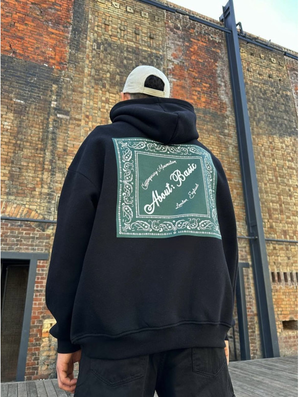 Oversize худі з принтом