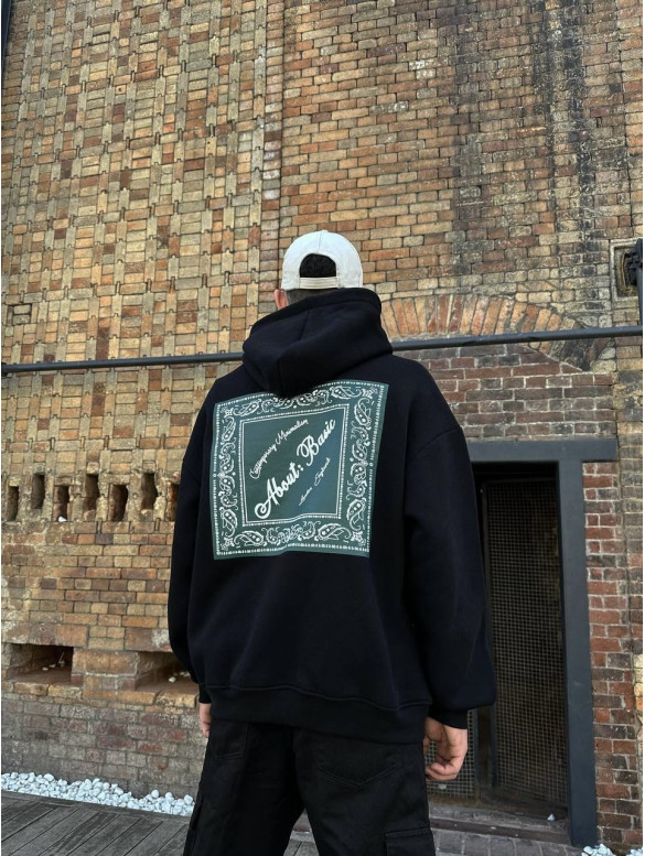 Oversize худі з принтом