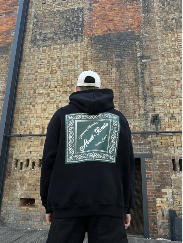 Oversize худі з принтом