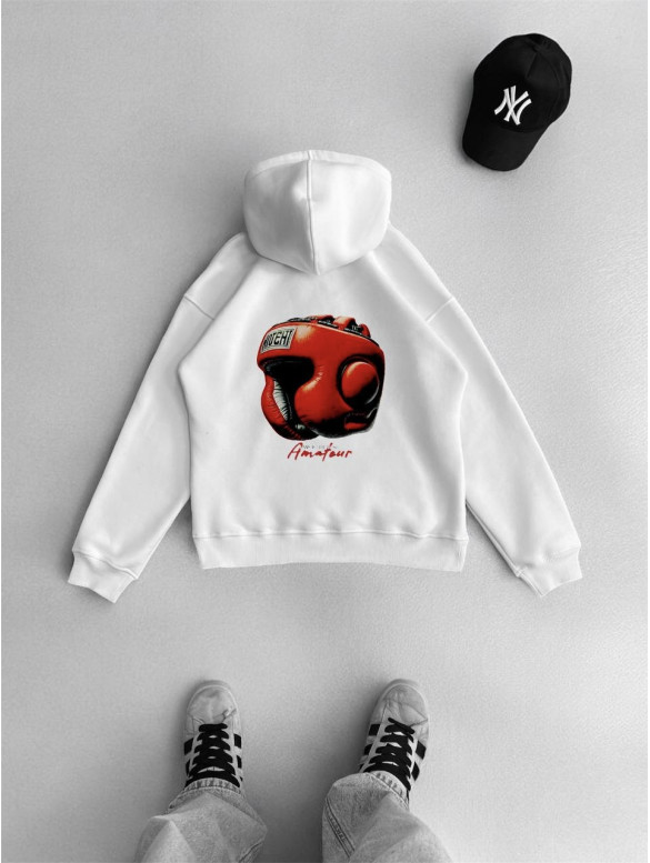 Oversize худі з принтом