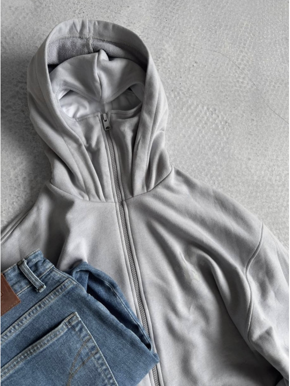 Oversize худі з рефлективним принтом