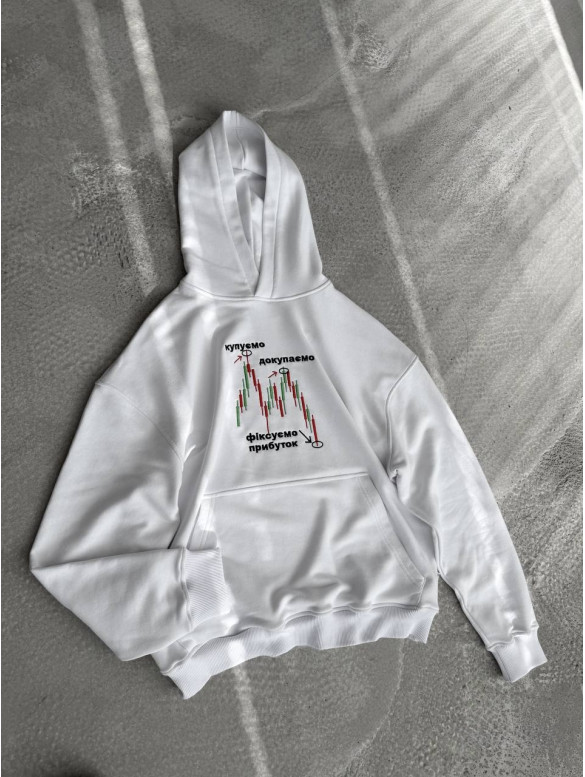 Oversize худі з принтом