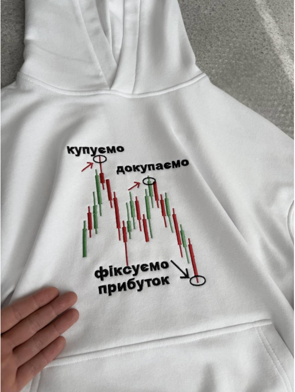 Oversize худі з принтом