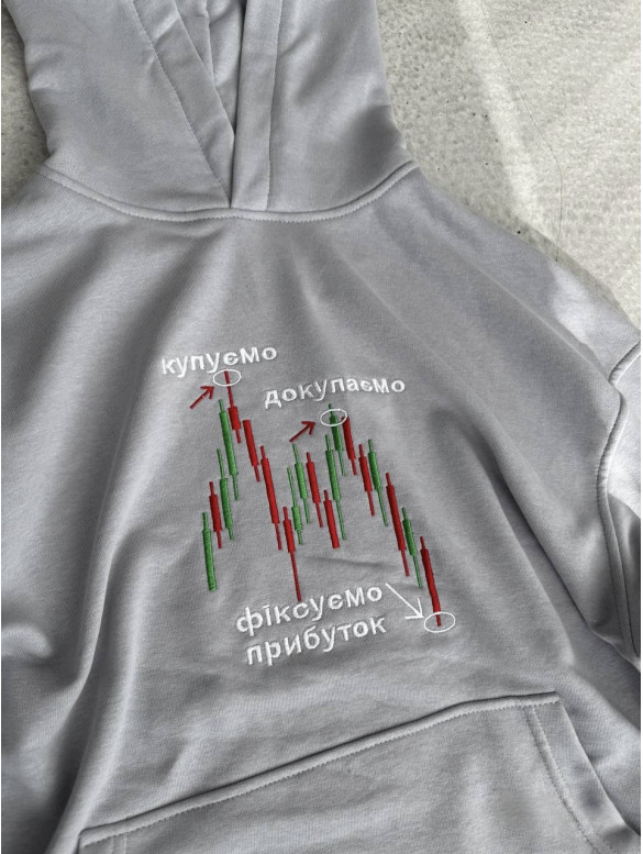 Oversize худі з принтом