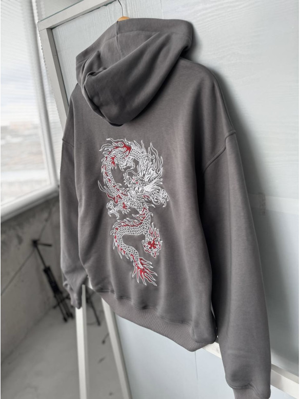 Oversize худі з принтом