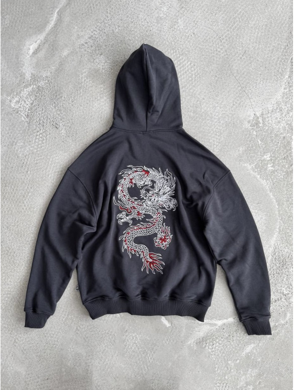 Oversize худі з принтом