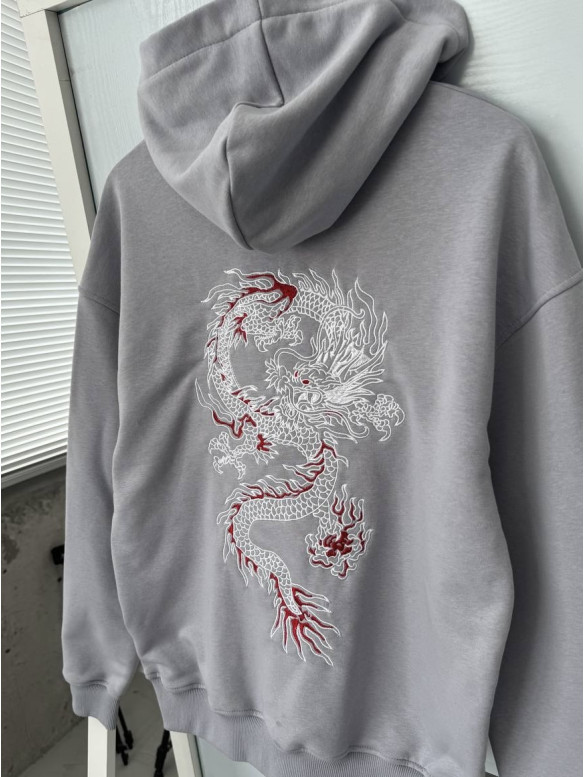Oversize худі з принтом