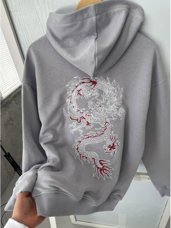 Oversize худі з принтом