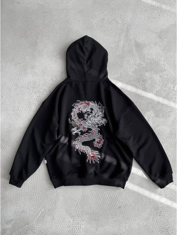 Oversize худі з принтом