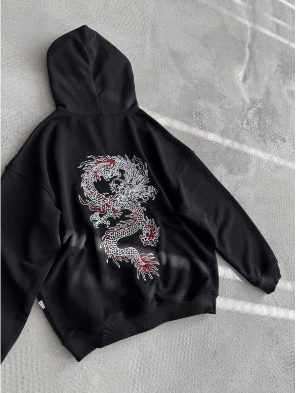 Oversize худі з принтом