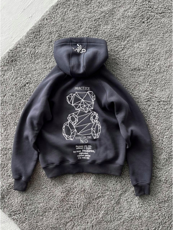 Oversize худі з принтом