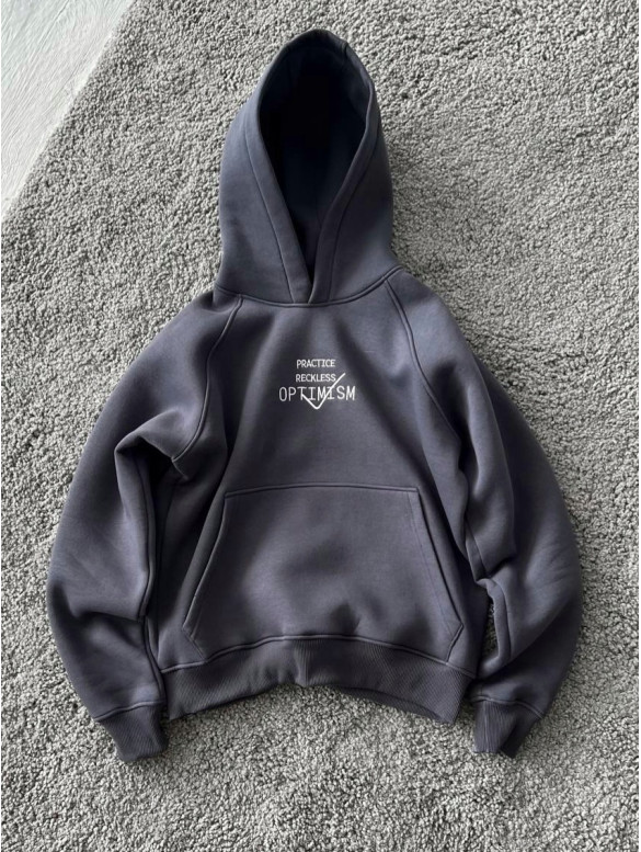 Oversize худі з принтом