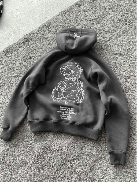 Oversize худі з принтом