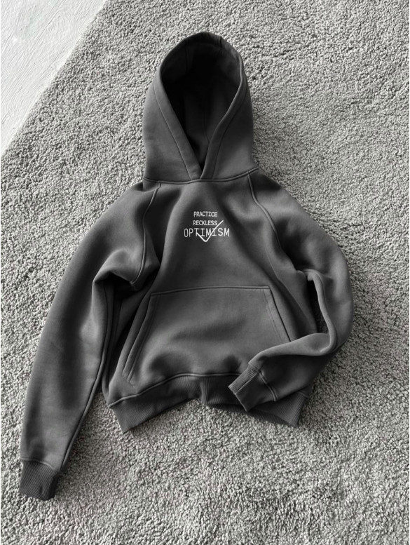 Oversize худі з принтом