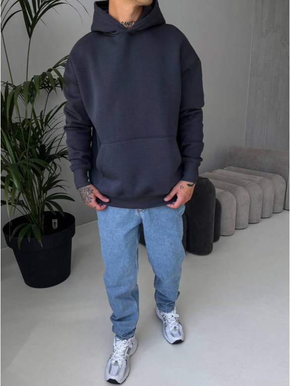 Oversize худі на флісі