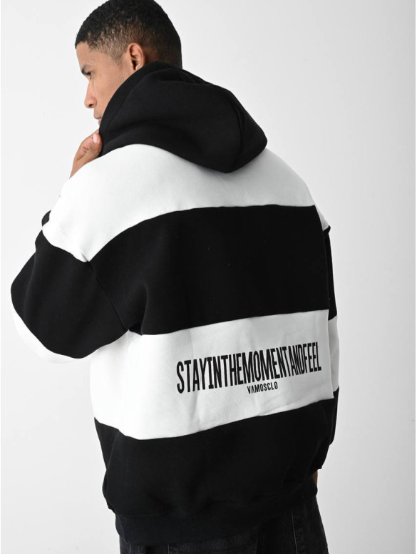 Oversize худі у смужку