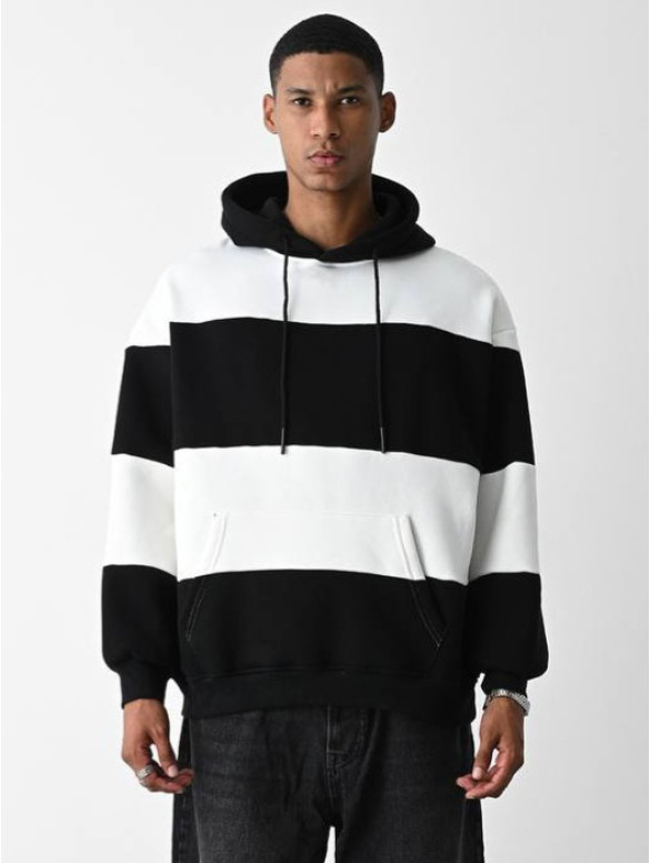 Oversize худі у смужку