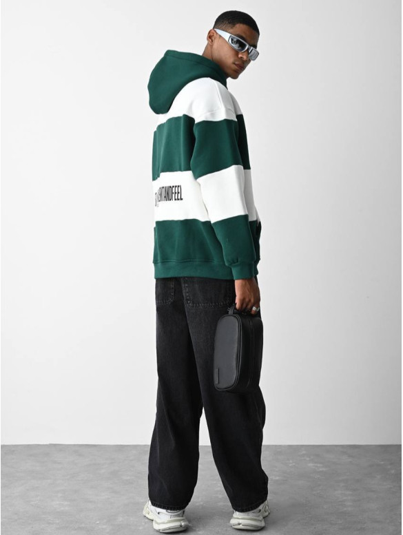 Oversize худі у смужку