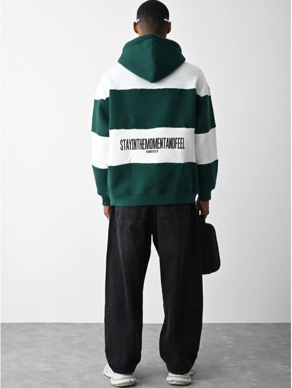 Oversize худі у смужку