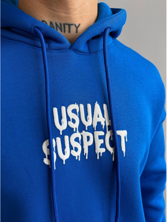 Oversize худі на флісі з принтом
