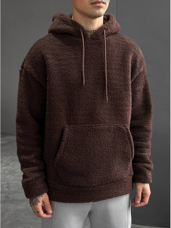 Плюшеве oversize худі