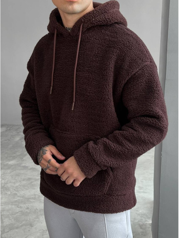 Плюшеве oversize худі