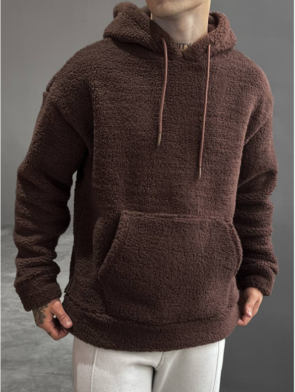 Плюшеве oversize худі
