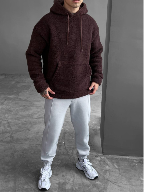 Плюшеве oversize худі