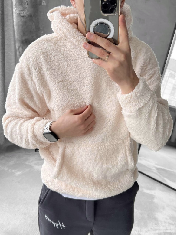 Плюшевий худі oversize